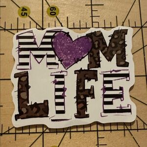 💜13/$13 +Bundle Sticker Sale | Mom Life Waterproof Sticker